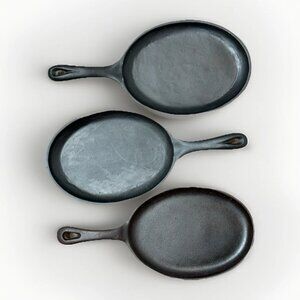 🔥 3 NEW Cast Iron Fajita Sizzling Skillets – Mexican Fiesta & Japanese Steak 🔥